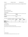 Chemistry I Unit Review: The Atom Text Chapters 2 and 7 1. The