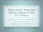 Projecting Human Lifespan