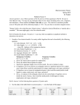 Macroeconomic Theory Spring 2010 M. Finkler Midterm Exam #1