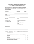 the T1D patient information form as a