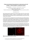 Design and mechanical characterization of a plant primary cell wall