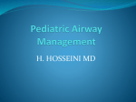 Pediatric Airway Management