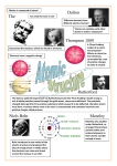 The Dalton Thompson 1889 Rutherford Niels Bohr Moseley