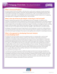 Pedagogy Overview: Structural Analysis