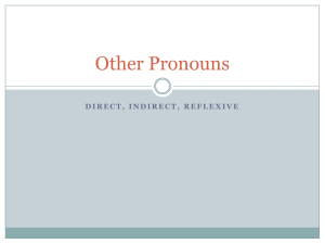 Other Pronouns