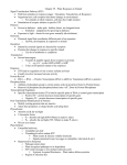 Chapter 39 – Plant Responses to Stimuli Signal Transduction