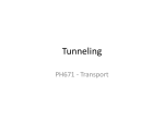 tunneling - Department of Physics | Oregon State