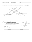 Parallel Lines Proofs Worksheet