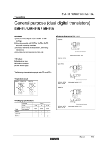 EMH11,UMH11N,IMH11A : Transistors