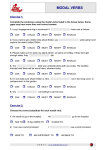 modal verbs - I spilled the beans