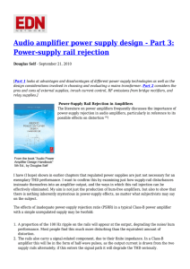 Power-supply rail rejection