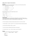 Midterm Review Sample Content Questions