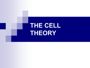 the cell theory