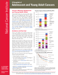 A Snapshot of Adolescent and Young Adult Cancers