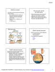 Earth as a system The rock cycle Earth`s internal structure