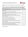 Sudden Cardiac Death Risk Assessment Form