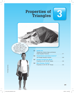 Properties of Triangles