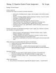 Digestive system outcomes assignment #3