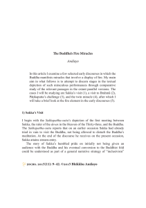 The Buddha`s Fire Miracles Anālayo . 5(11): 9–42. ©      5 Bhikkhu