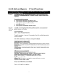 Unit B: Cells and Systems - St. John Paul II Collegiate