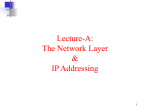 The Network Layer