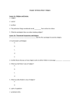 Chapter 14 Review Sheet: Religion Lesson 1a: Religion and Society