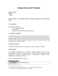 Design documents template