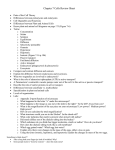 Chapter 7 Cells Review Sheet