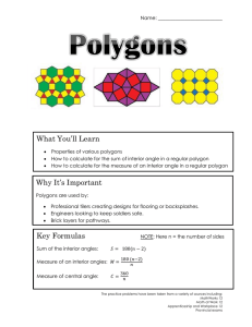 Regular Polygons