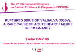 Ruptured Sinus of Valsalva ROSV a rare cause of acute heart failure