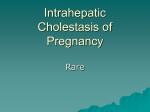 Cholestasis of Pregnancy