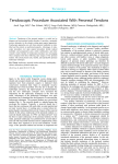 Tendoscopic Procedure Associated With Peroneal Tendons