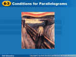 G6-3-Conditions for Paralleograms