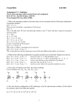 Assignment 11 Solutions