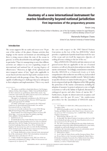 Research paper : Anatomy of a new international instrument