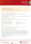 Brain cancer Fact sheet