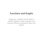 Functions and Graphs