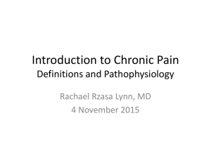 The Psychopathology of Pain