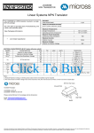 Linear Systems NPN Transistor