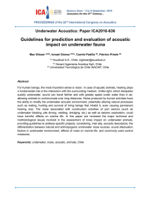 Underwater Acoustics: Paper ICA2016