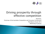 Driving prosperity through effective competition