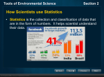 Tools of Environmental Science Section 2 Mathematical Models