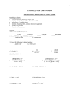 Introduction to Chemistry and the Metric System