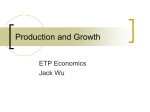 Production and Growth