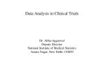 Data Analysis in Clinical Trials