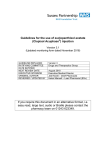 Guidelines for the use of zuclopenthixol acetate