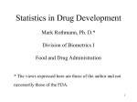 Statistics in Drug Development