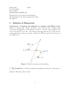 5 Solution of Homework