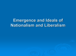 Emergence and Ideals of Nationalism and - APEH