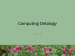 Computing Ontology - Villanova Computer Science